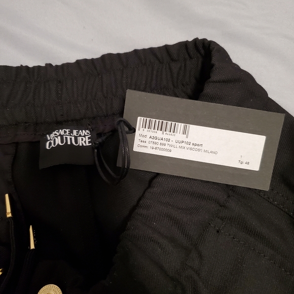 VERSACE JEAN COUTURE Cropped Twill Pants - Picture 8 of 8